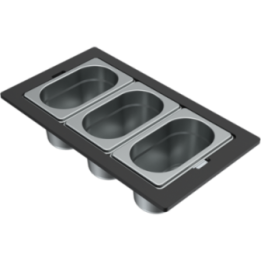 ZESTAW GOURMET ELLECI BEST 1/9 STAL KF033100IN