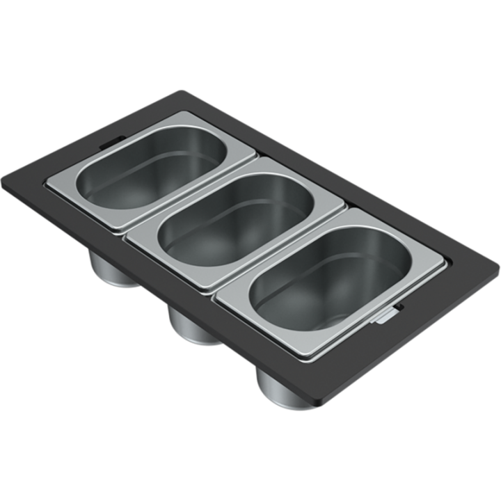 ZESTAW GOURMET ELLECI BEST 1/9 STAL KF033100IN