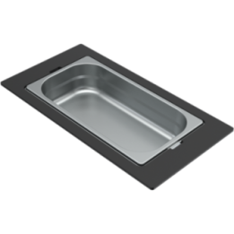 ZESTAW ELLECI GOURMET QUADRA I ZEN 1/3 STAL KF041065IN