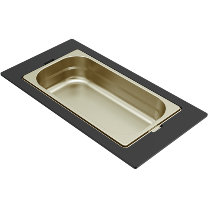 ZESTAW ELLECI GOURMET QUADRA I ZEN 1/3 ZŁOTY KF041065GD