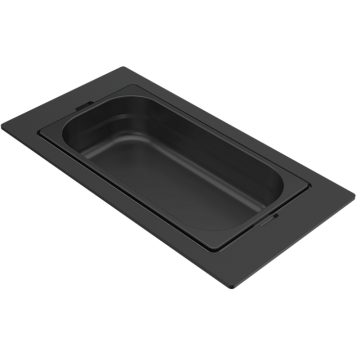 ZESTAW ELLECI GOURMET QUADRA I ZEN 1/3 CZARNY KF041065BK