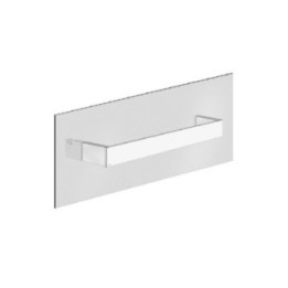 Wieszak na ręcznik 30 cm GESSI RETTANGOLO montowany na szkle chrom 20961031