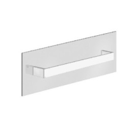 Wieszak na ręcznik 45 cm GESSI RETTANGOLO montowany na szkle chrom 20963031