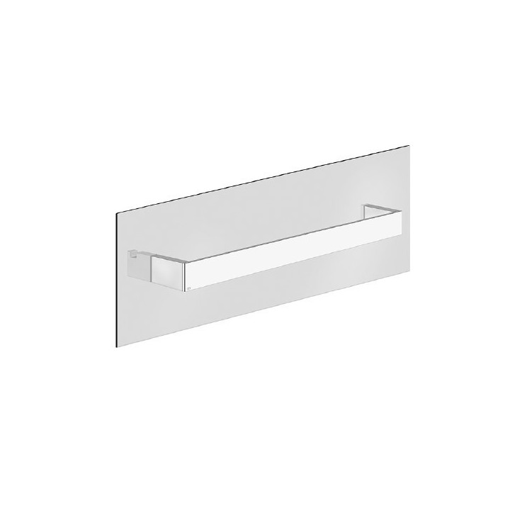 Wieszak na ręcznik 45 cm GESSI RETTANGOLO montowany na szkle chrom 20963031