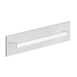 Wieszak na ręcznik 60 cm GESSI RETTANGOLO montowany na szkle chrom 20965031