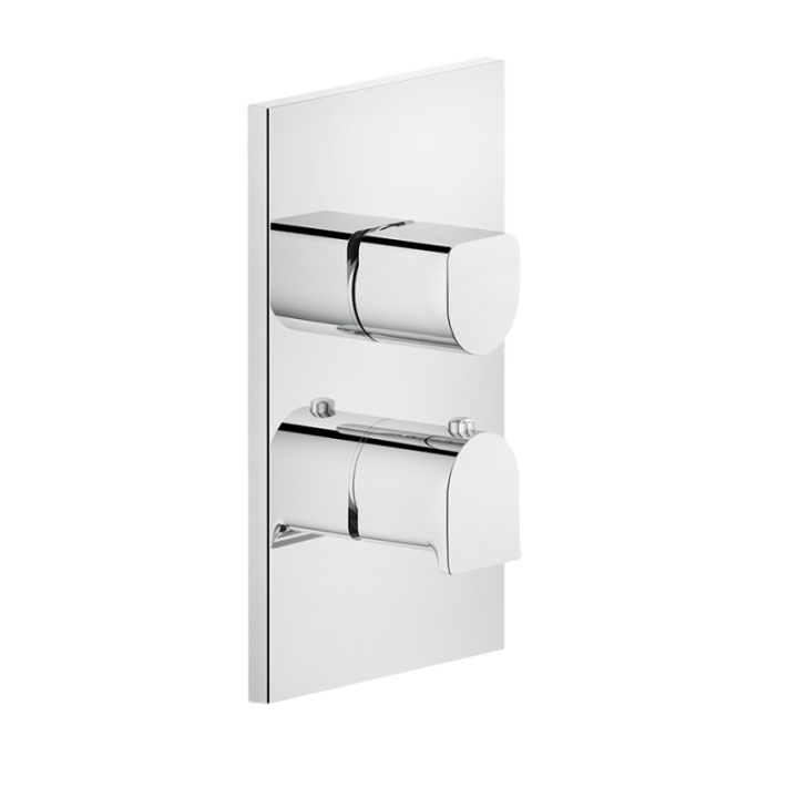 Bateria natryskowa 1-drożna podtynkowa termostatyczna GESSI RILIEVO chrom 59132031