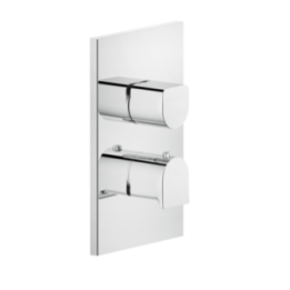 Bateria natryskowa 3-drożna podtynkowa termostatyczna GESSI RILIEVO chrom 59136031