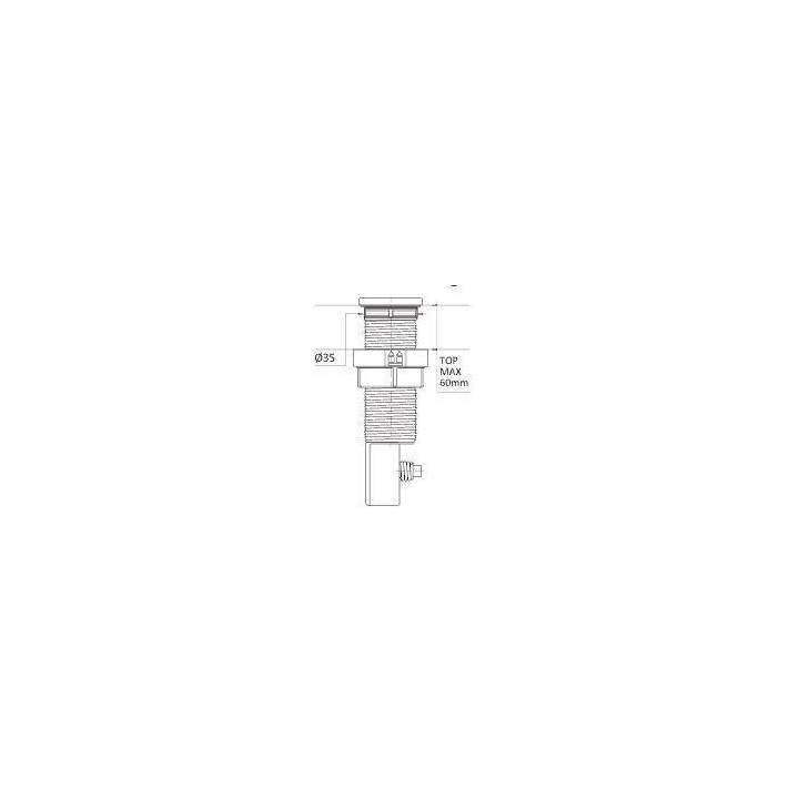 KOREK AUTOMATYCZNY ELLECI PUSH CONTROL STAL ASP13002
