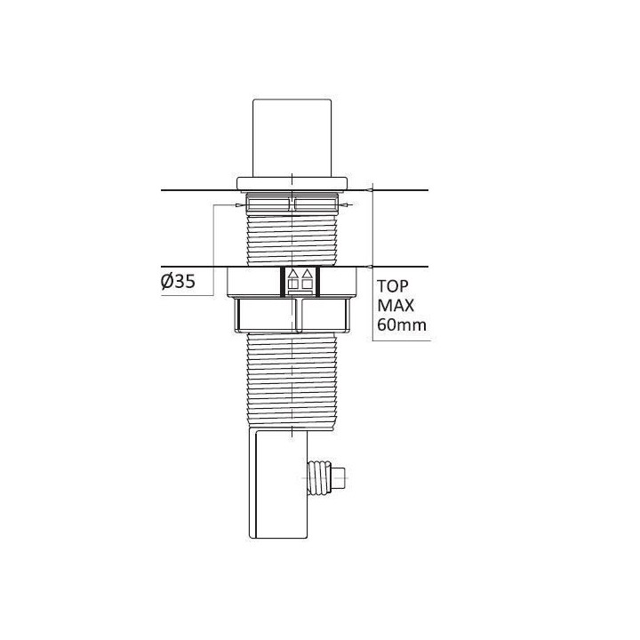 KOREK AUTOMATYCZNY ELLECI CUBE STAL ASP17000