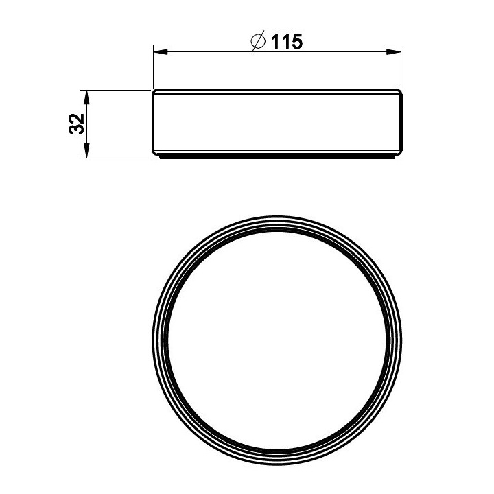 Mydelniczka GESSI RILIEVO czarna/chrom 59526031