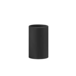 Kubek GESSI RILIEVO czarny/chrom 59532031