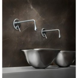 Bateria umywalkowa z wylewką 25 cm GESSI GOCCIA chrom 33686031