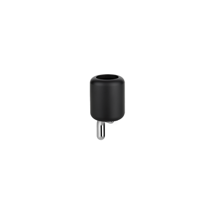 Kubek GESSI GOCCIA czarny/chrom 38008031