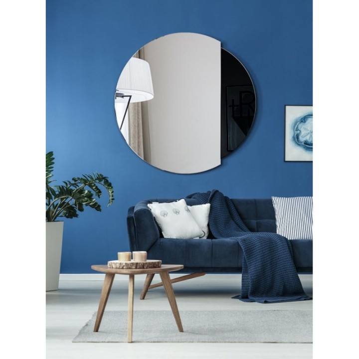 LUSTRO NOWOCZESNE ECLIPSE czarny 70cm GieraDesign ECP/B/70
