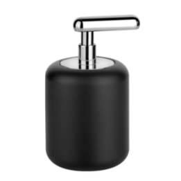 Dozownik do mydła GESSI GOCCIA czarny/chrom 38038031