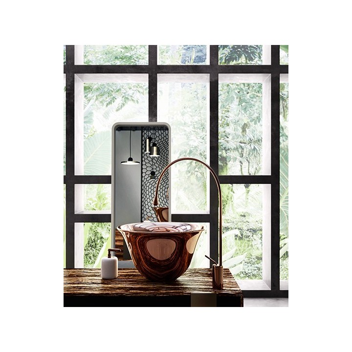Umywalka nablatowa 50 cm GESSI GOCCIA bez otw. miedziana 39136519