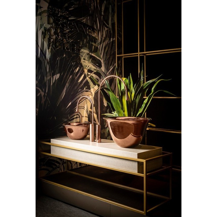 Umywalka nablatowa 50 cm GESSI GOCCIA bez otw. miedziana 39136519