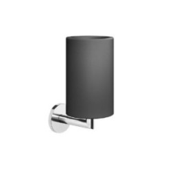 Kubek GESSI TONDO czarny/chrom 63608031