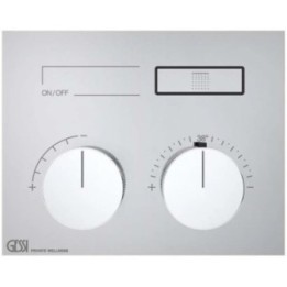 Bateria natryskowa termostatyczna z jedną funkcją GESSI HI-FI COMPACT chrom 63002031