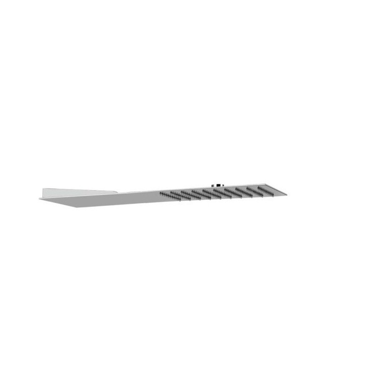 Deszczownica ścienna 55x19,5 cm GESSI TREMILLIMETRI stal szczotkowana 33061239