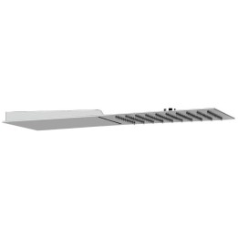 Deszczownica ścienna 55x19,5 cm GESSI TREMILLIMETRI z funkcją waterfall stal szczotkowana 33063239