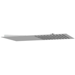 Deszczownica ścienna 55x30 cm GESSI TREMILLIMETRI stal szczotkowana 33081239