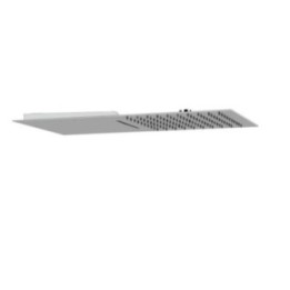 Deszczownica ścienna 55x30 cm GESSI TREMILLIMETRI z funkcją waterfall stal szczotkowana 33083239