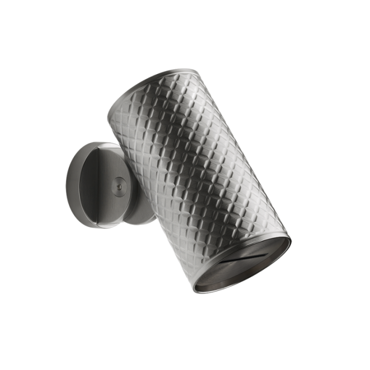 Głowica prysznicowa ścienna GESSI INTRECCIO funkcja waterfall stal szczotkowana 57217239