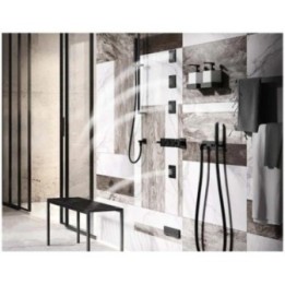 Zestaw natryskowy GESSI WATER TUBE KNEIPP drewno/chrom 32932031