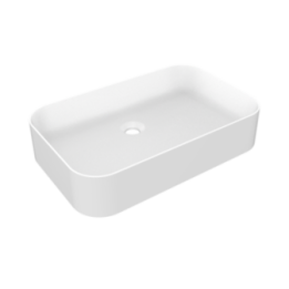 Umywalka nablatowa 38,4x60,4 cm GESSI RILIEVO bez otw. biała 43458516