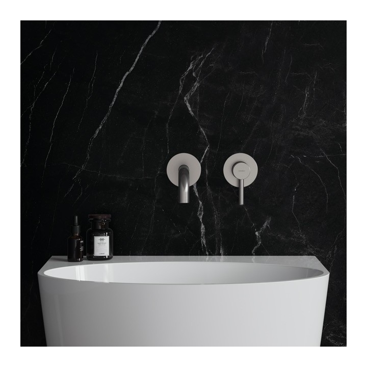 Bateria umywalkowa podtynkowa z wylewką 260 mm OMNIRES Y nikiel Y1215HLNI