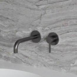Bateria umywalkowa podtynkowa z wylewką 260 mm OMNIRES Y grafit Y1215HLGR