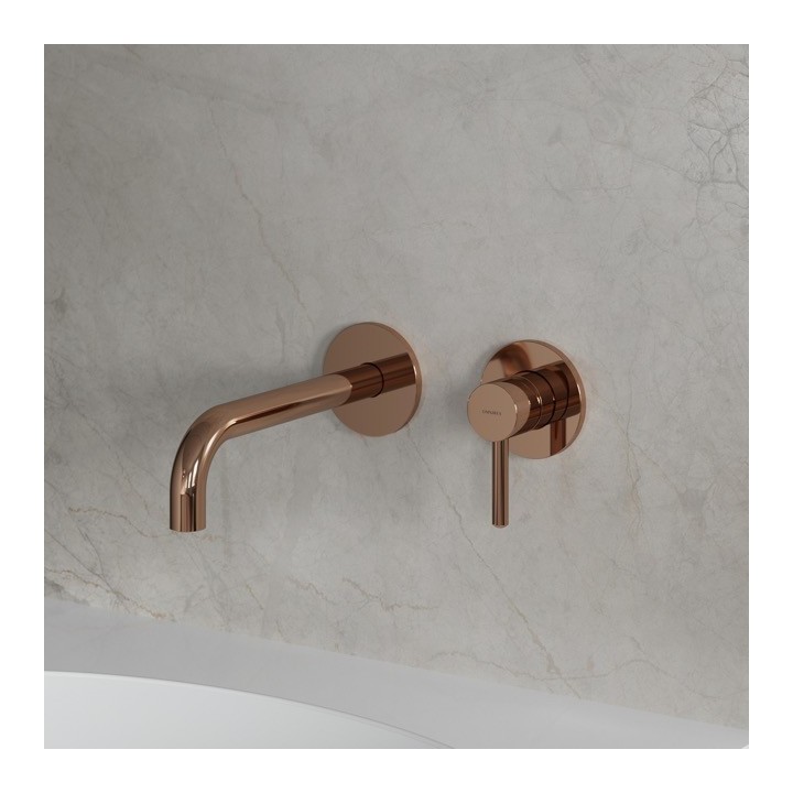 Bateria umywalkowa podtynkowa z wylewką 260 mm OMNIRES Y miedź Y1215HLCP