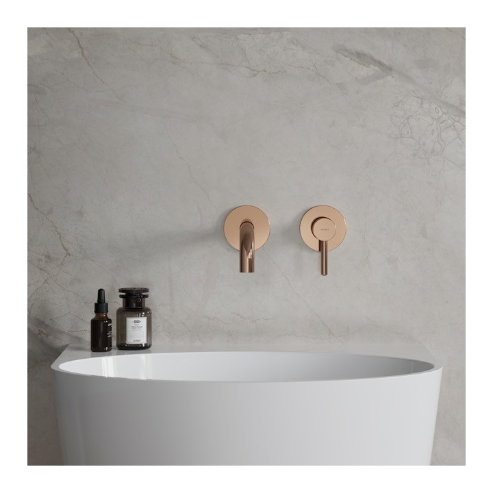 Bateria umywalkowa podtynkowa z wylewką 260 mm OMNIRES Y miedź Y1215HLCP