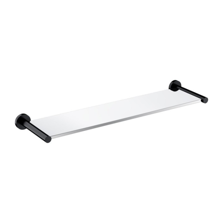 Półka szklana OMNIRES MODERN PROJECT czarna MP60930BL