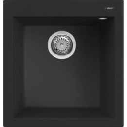 Zlewozmywak ELLECI QUADRA 102 KERATEK PLUS czarny LKQ10286