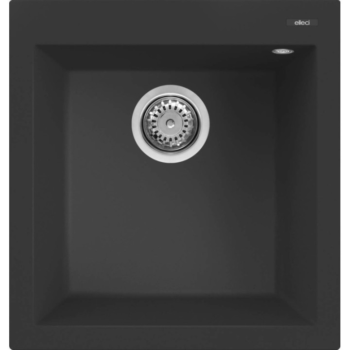 Zlewozmywak ELLECI QUADRA 102 GRANITEK nero LGQ10240