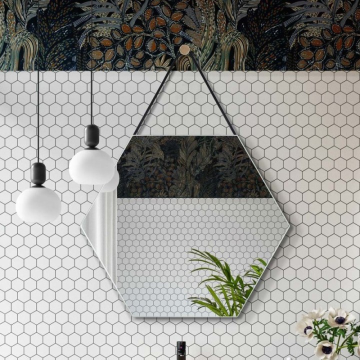 LUSTRO HEKSAGON BELT 71x61cm GieraDesign HEX/BT/71x61