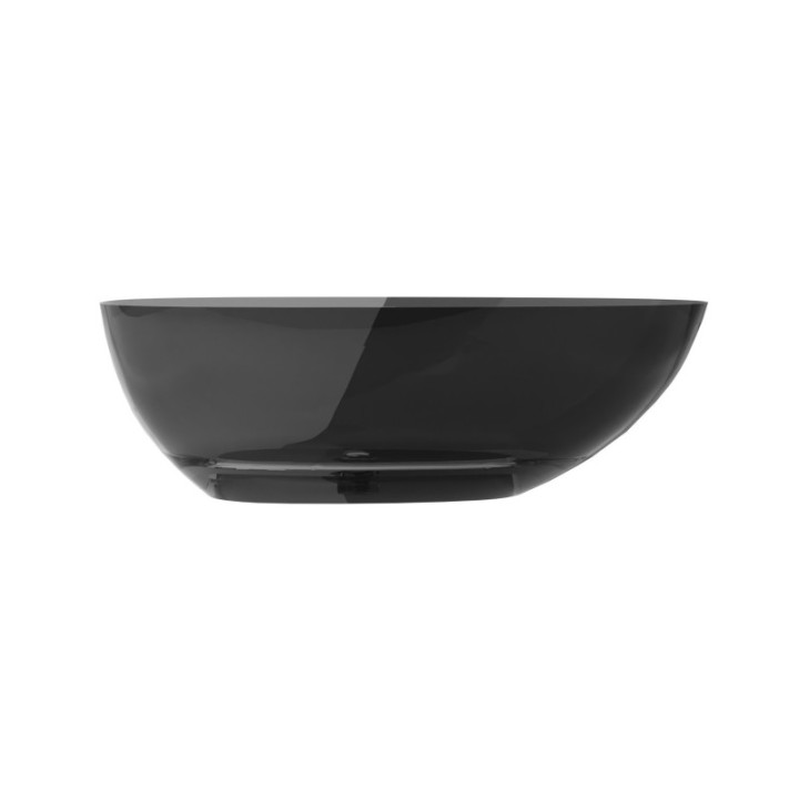 Wanna wolnostojąca 160x75 cm maskownica biała BESCO XARA carbon grey WAX-160-CGW