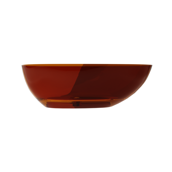 Wanna wolnostojąca 160x75 cm z syfonem chrom BESCO XARA earth rust WAX-160-ERC