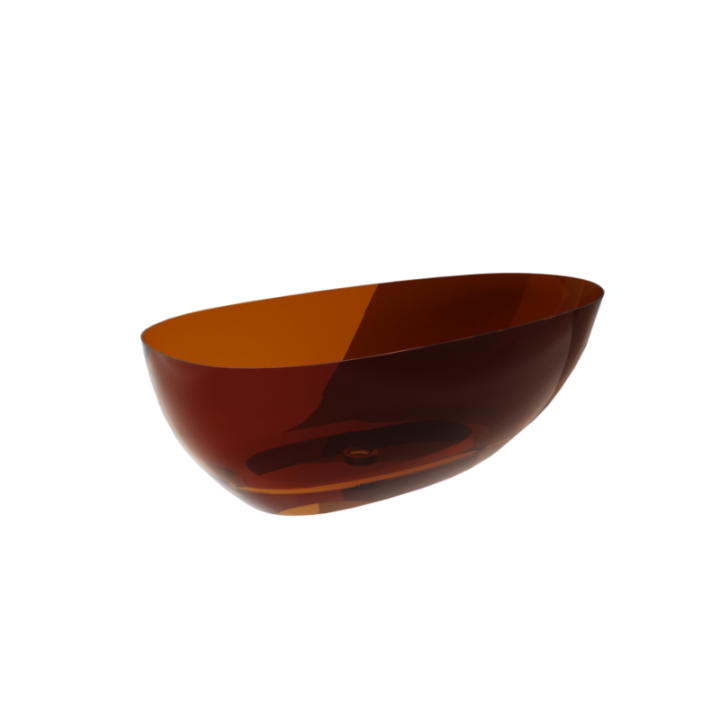 Wanna wolnostojąca 160x75 cm maskownica czarny mat BESCO XARA earth rust WAX-160-ERB