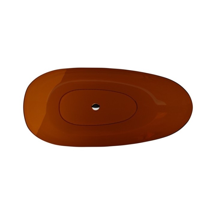 Wanna wolnostojąca 160x75 cm maskownica czarny mat BESCO XARA earth rust WAX-160-ERB