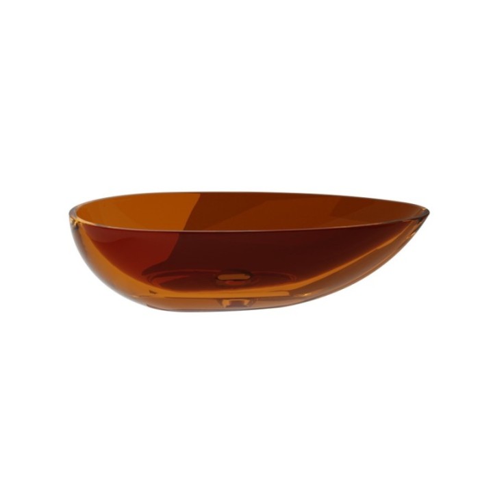 Umywalka 60x35x15 cm maskownica biała BESCO NEYA bez otw. earth rust UMN-60-ERW