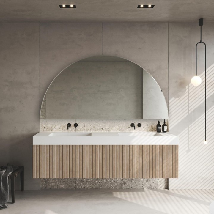 Lustro półokrągłe 1/2 fi 60 cm GIERADESIGN DIMIDIUM DIM/60