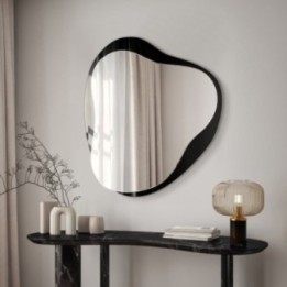 Lustro dekoracyjne 95x110 cm GIERADESIGN AMO czarne AMO/B/D