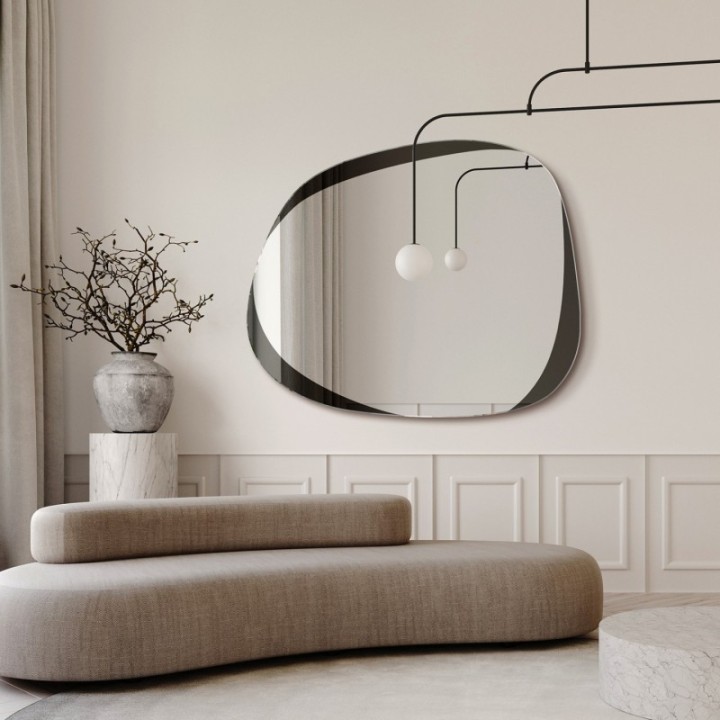 Lustro 90x74 cm GIERADESIGN ISLE WIDE ISL/WID/E