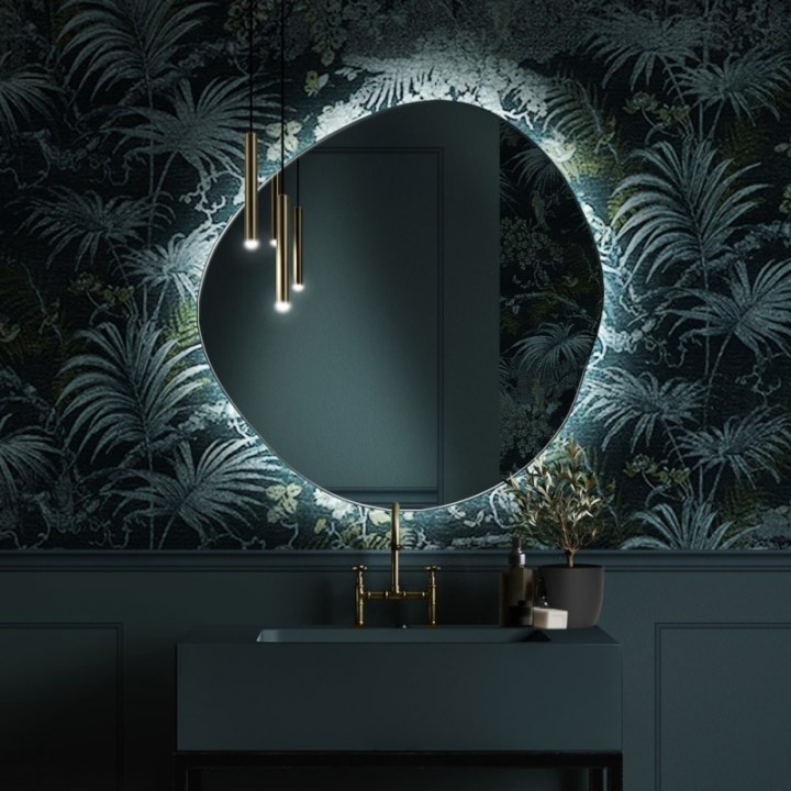 Lustro podświetlane 4000K 80 cm GIERADESIGN LAPIS z włącznikiem bezdotykowym LAP/LED/80/4000K