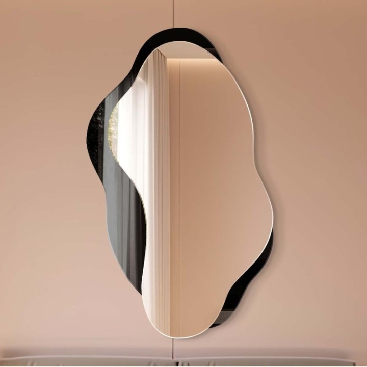 Lustro dekoracyjne 84x140 cm GIERADESIGN LIBIDO czarne LIB/B/F