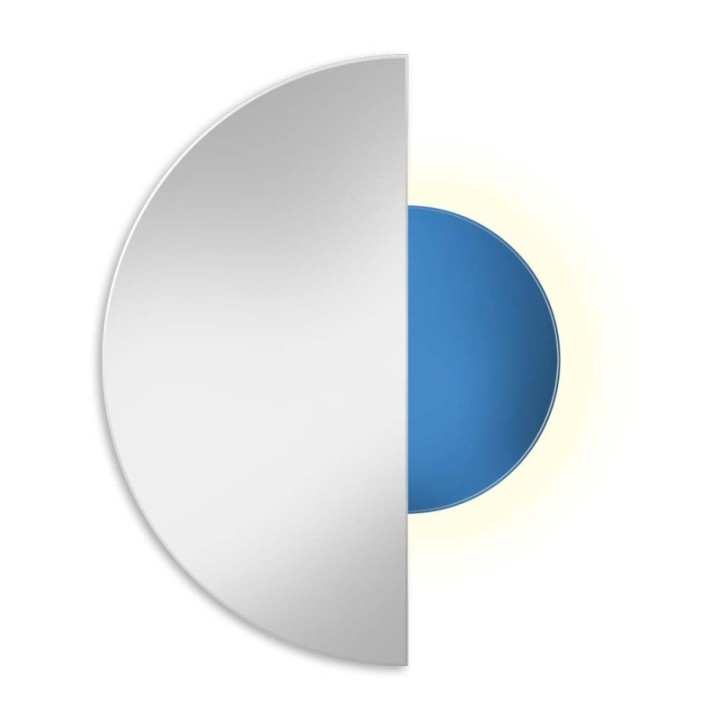 Lustro podświetlane 3000K 90x67,5 cm GIERADESIGN LUNA niebieskie LNA/LED/BL/90x67/3000K/BZ