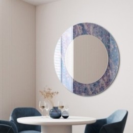 LUSTRO W POSTARZANEJ RAMIE MODERN LINE ANTIQUE 80cm GieraDesign MDL/A/80